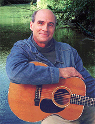 James Taylor with guitar